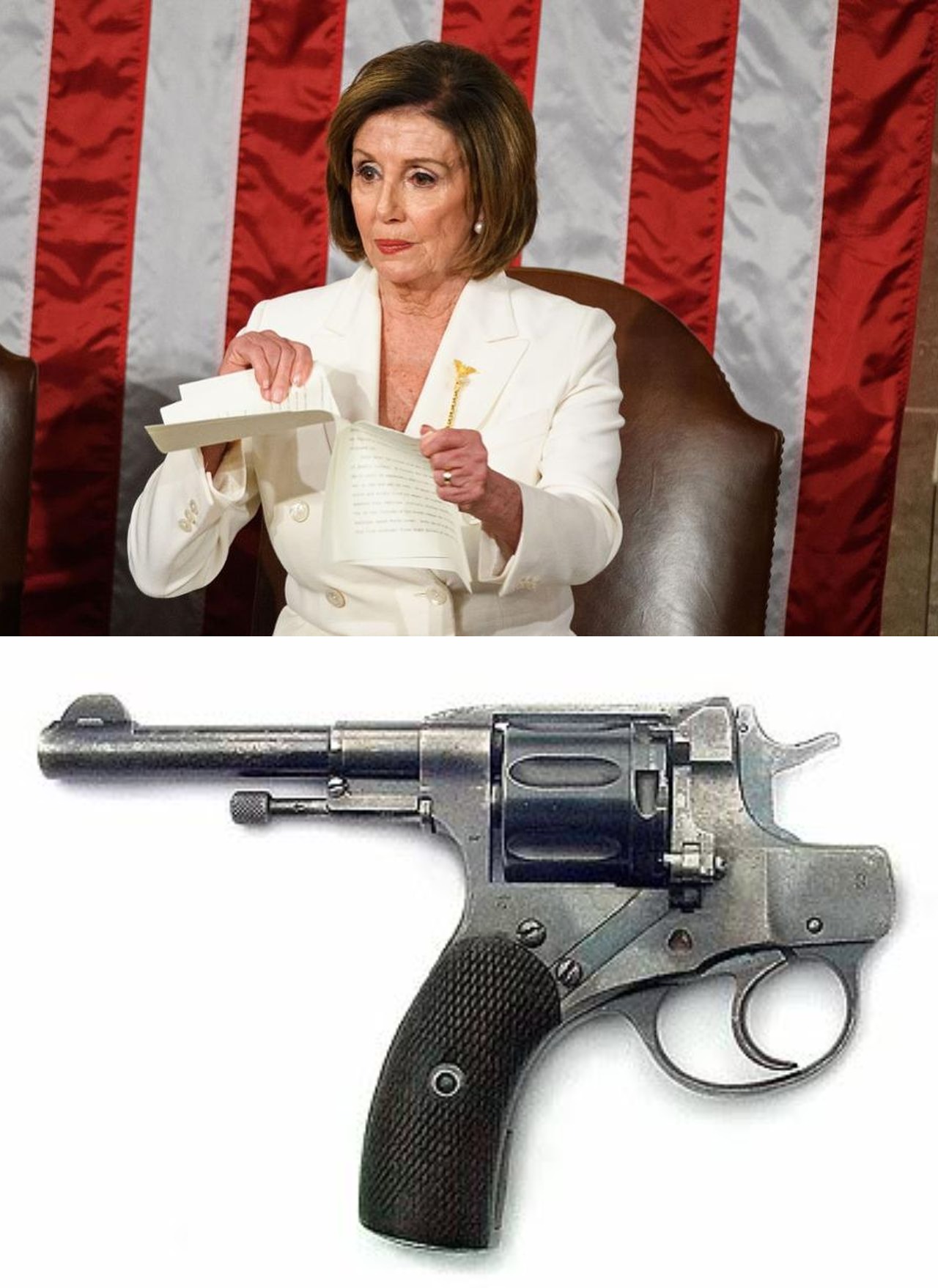 High Quality Speech and Guns Blank Meme Template