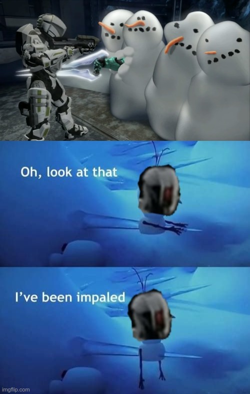 "But why snowman?" | image tagged in fed,snowman,oh look at that,i've been impaled,why snowman | made w/ Imgflip meme maker
