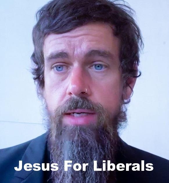 High Quality Liberal Messiah Jack Dorsey Blank Meme Template