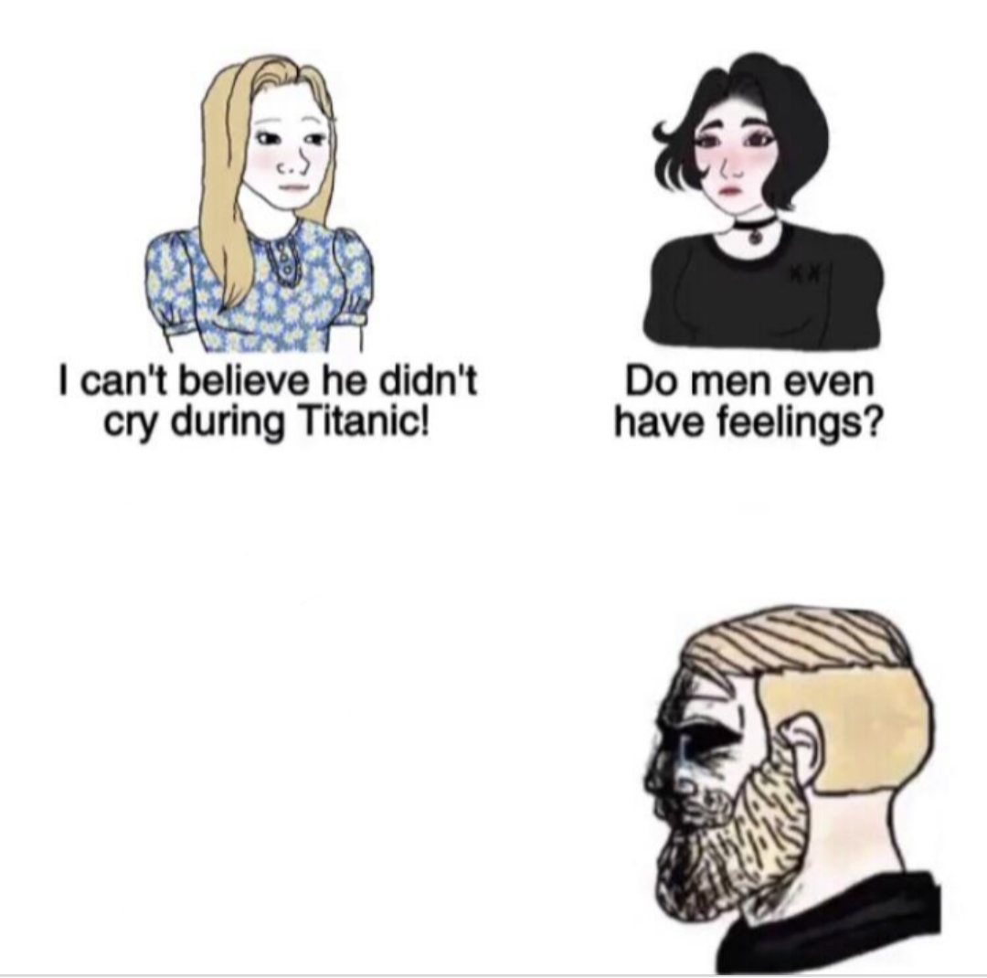 Girls vs Boys sad meme template Blank Meme Template