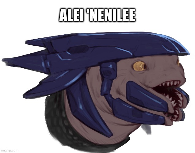 Alei 'Nenilee | ALEI 'NENILEE | image tagged in poggers,halo | made w/ Imgflip meme maker