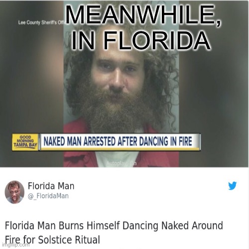 Meanwhile, | MEANWHILE, IN FLORIDA | image tagged in memes | made w/ Imgflip meme maker