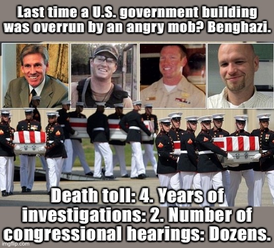 Benghazi conservative hypocrisy Blank Meme Template