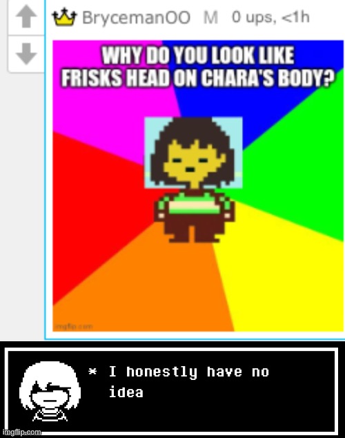 no i d e a | image tagged in deltarune,undertale,kris,ask kris,memes,ask | made w/ Imgflip meme maker
