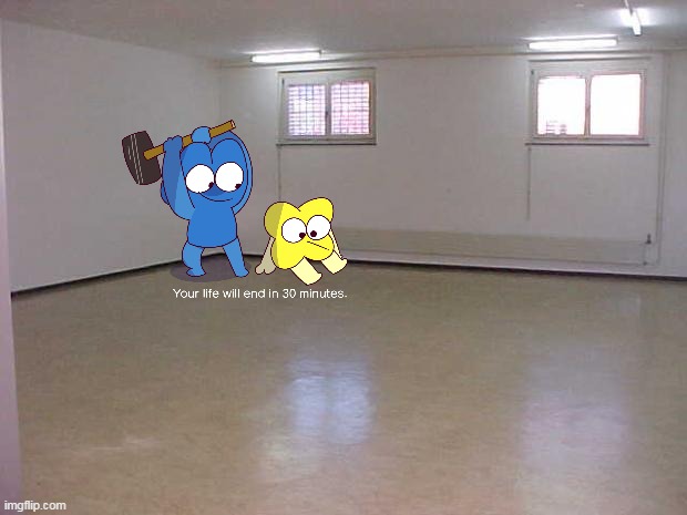 ohno | image tagged in empty room | made w/ Imgflip meme maker
