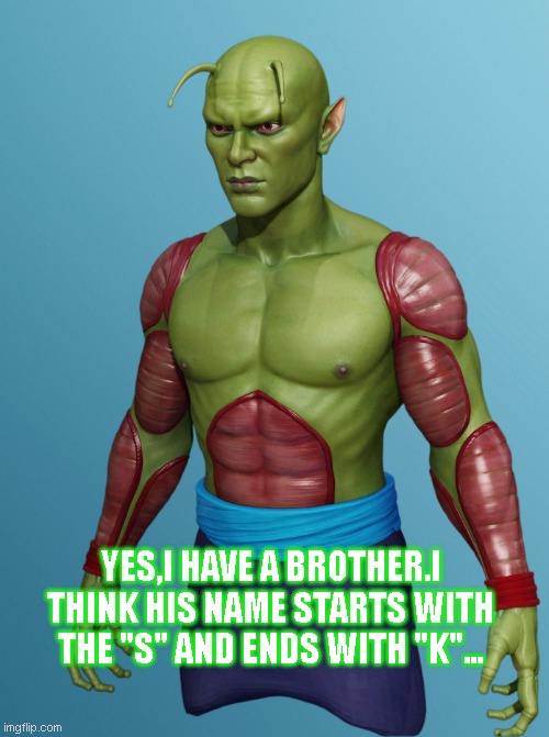 Pikle's Brother | YES,I HAVE A BROTHER.I THINK HIS NAME STARTS WITH THE "S" AND ENDS WITH "K"... | image tagged in funny memes | made w/ Imgflip meme maker