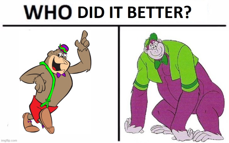 The Gorilla or the Ape? | image tagged in who did it better | made w/ Imgflip meme maker
