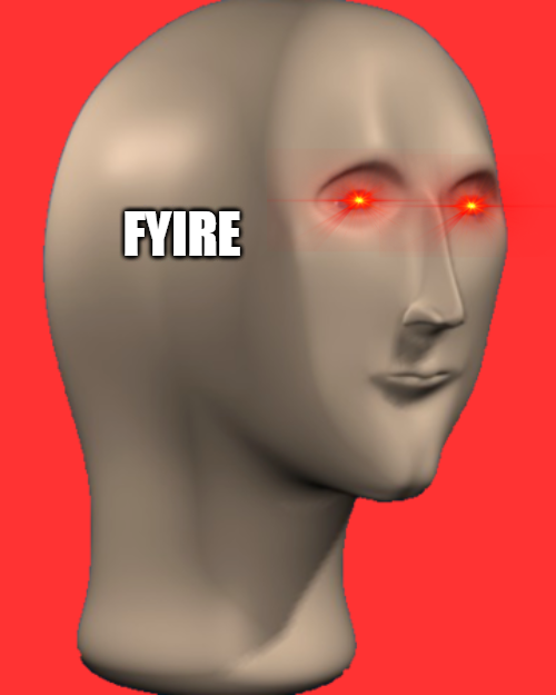 High Quality fyire stonks Blank Meme Template