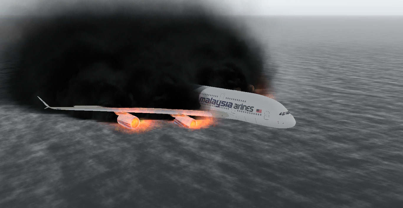 Crashed Airplane Blank Meme Template