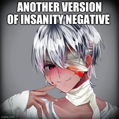 ANOTHER VERSION OF INSANITY NEGATIVE | image tagged in insanity | made w/ Imgflip meme maker