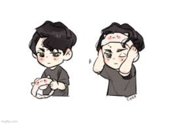 -w- he be cute | made w/ Imgflip meme maker