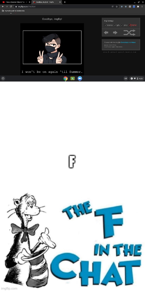 RIP | F | image tagged in blank white template | made w/ Imgflip meme maker