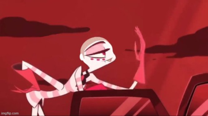 image tagged in hazbin hotel,cursed | made w/ Imgflip meme maker