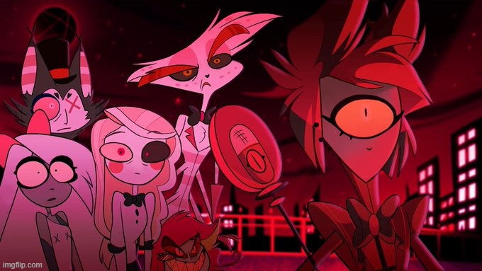 image tagged in hazbin hotel,cursed | made w/ Imgflip meme maker