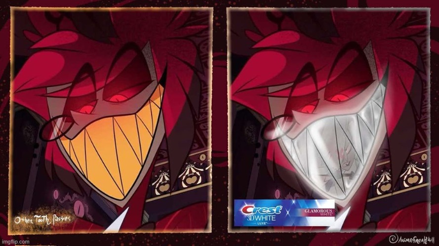Now THAT's a smile | image tagged in hazbin hotel | made w/ Imgflip meme maker