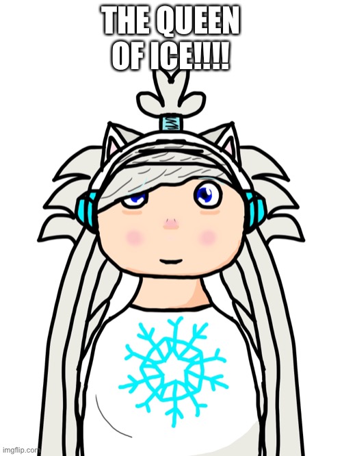 My drawing | THE QUEEN OF ICE!!!! | image tagged in manga,drawings | made w/ Imgflip meme maker