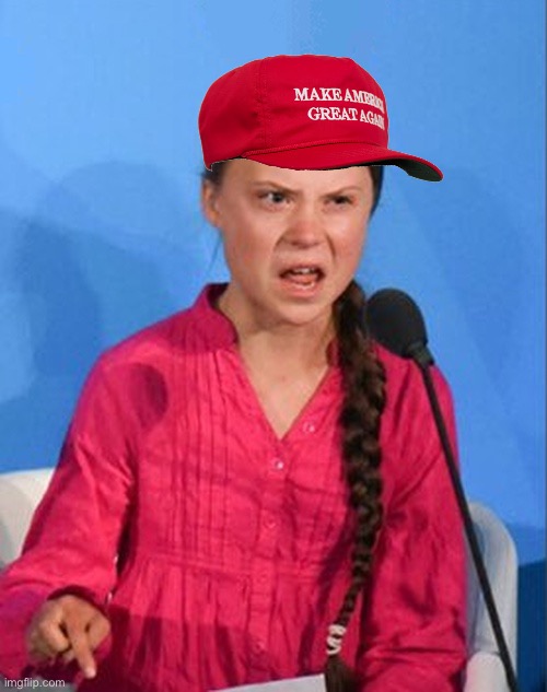 High Quality MAGA how dare you Blank Meme Template