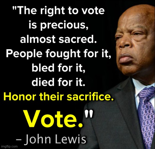 John Lewis vote | image tagged in john lewis vote | made w/ Imgflip meme maker