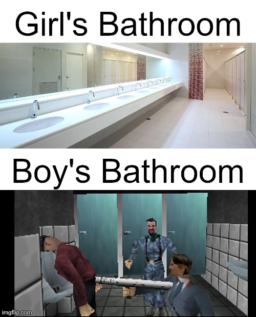 Image ged In Smg4 Guard Funny Memes Boys Vs Girls Bath School Imgflip