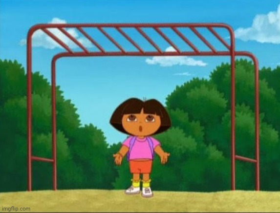 You can't caption this. | image tagged in dora the explorer | made w/ Imgflip meme maker