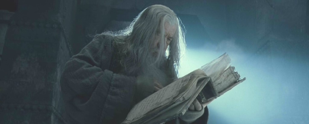 Gandalf Reading Blank Meme Template