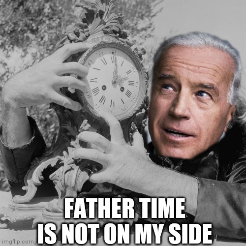 can't turn back time | FATHER TIME IS NOT ON MY SIDE | image tagged in one does not simply | made w/ Imgflip meme maker