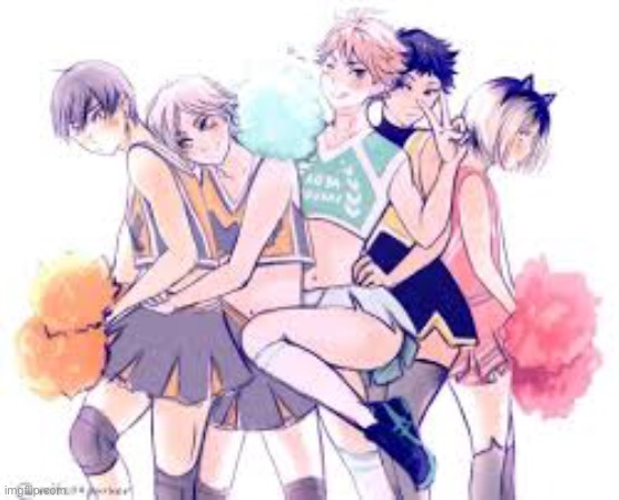 Sugawara just being wholesome and hugging Kags | made w/ Imgflip meme maker