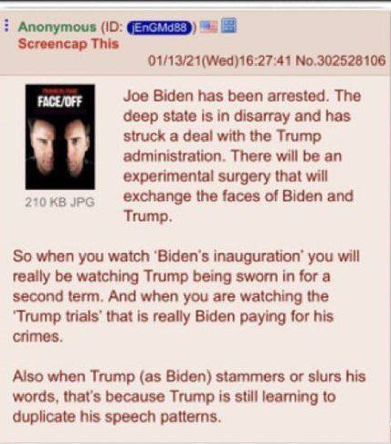 Qanon Biden Blank Meme Template