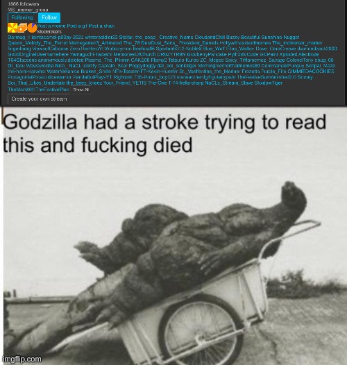 something broke, but its fine now | image tagged in memes,funny,bugs,software,oof,godzilla | made w/ Imgflip meme maker