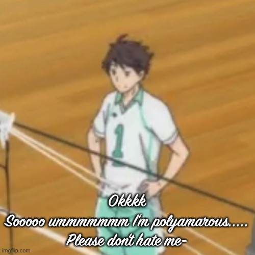 oikawa go BRRRRRRRRRr | Okkkk
Sooooo ummmmmmm I’m polyamarous.....
Please don’t hate me- | image tagged in oikawa go brrrrrrrrrr | made w/ Imgflip meme maker