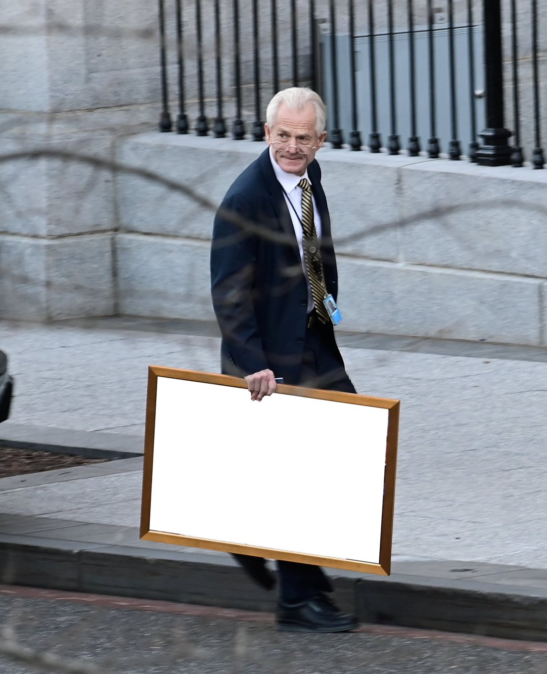 High Quality Peter Navarro Blank Meme Template