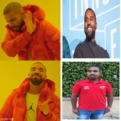 kanye east | image tagged in memes,drake hotline bling | made w/ Imgflip meme maker