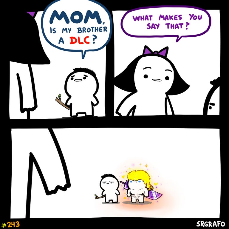 Is my Brother a DLC? Blank Meme Template