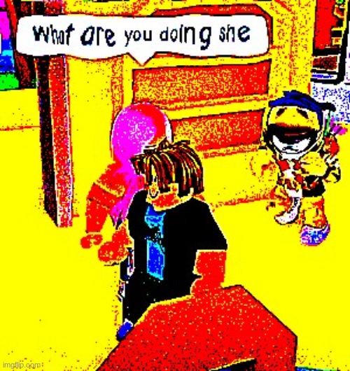 what are you doing she | image tagged in robux | made w/ Imgflip meme maker
