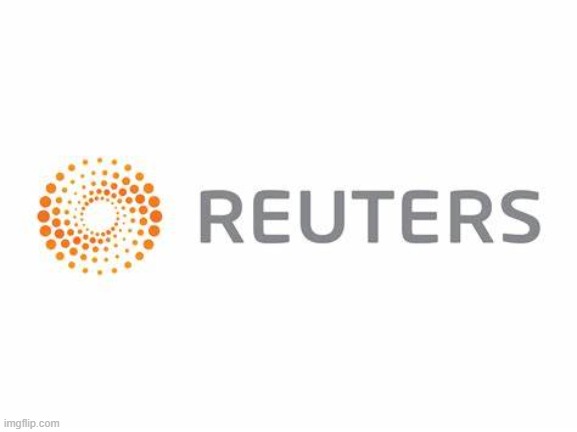 Reuters logo | image tagged in reuters logo | made w/ Imgflip meme maker
