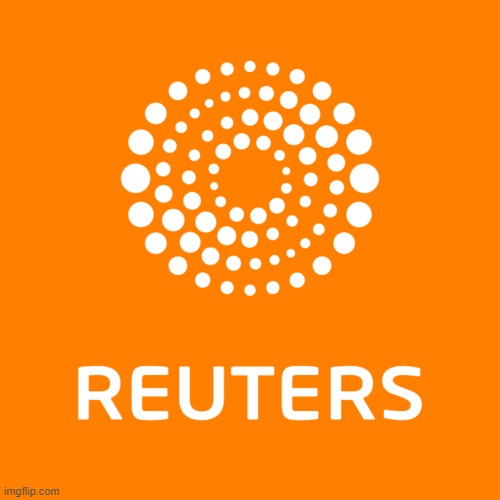 Reuters logo | image tagged in reuters logo | made w/ Imgflip meme maker