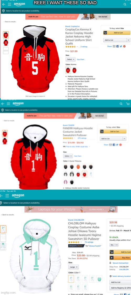 *cries cause I don’t have enough for all 3* | REEE I WANT THESE SO BAD | made w/ Imgflip meme maker