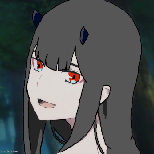 Zero Two recolor! | image tagged in zero two,recolor | made w/ Imgflip meme maker