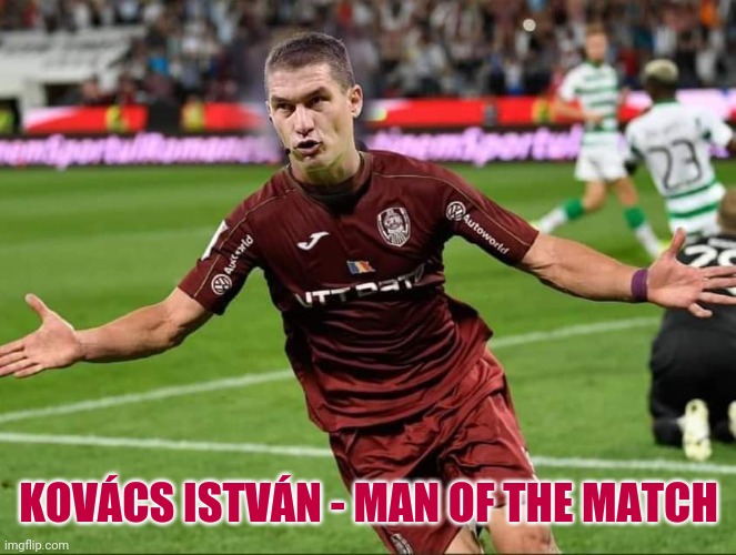 Viitorul 2-2 FCSB. DAMN THE REFEREE!!! | KOVÁCS ISTVÁN - MAN OF THE MATCH | image tagged in memes,football,soccer,romania,fcsb,steaua | made w/ Imgflip meme maker