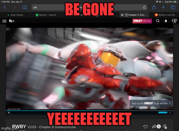 BE GONE; YEEEEEEEEEEET | image tagged in halo zero | made w/ Imgflip meme maker