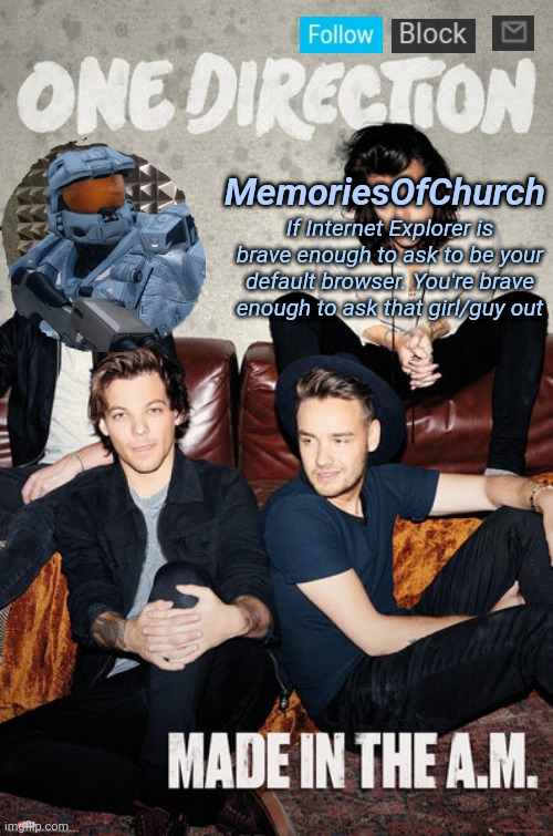 MemoriesOfChurch Made in the AM Announcement Blank Meme Template