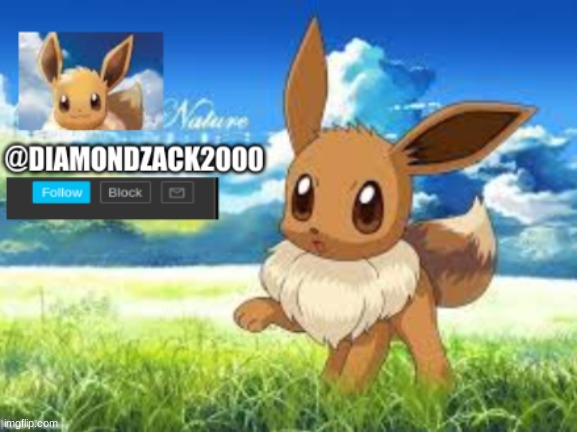 zacks eevee template | image tagged in zacks eevee template | made w/ Imgflip meme maker