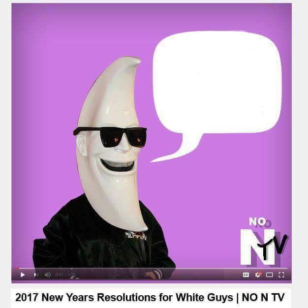New Years resolutions for white guys Blank Meme Template