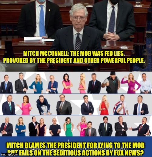 Blame of Seditious actions means ‘ALL’  involved | image tagged in donald trump,maga,mitch mcconnell,traitors,voter fraud,trump lies | made w/ Imgflip meme maker