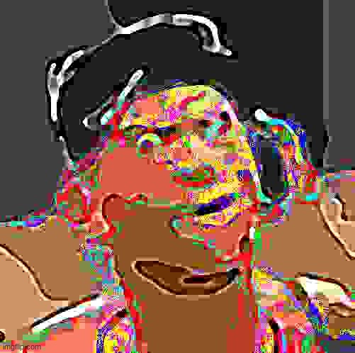 deep fried scout | image tagged in tf2,deep fried | made w/ Imgflip meme maker