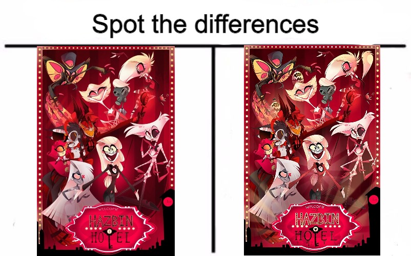 Who Would Win? | Spot the differences | image tagged in memes,who would win | made w/ Imgflip meme maker