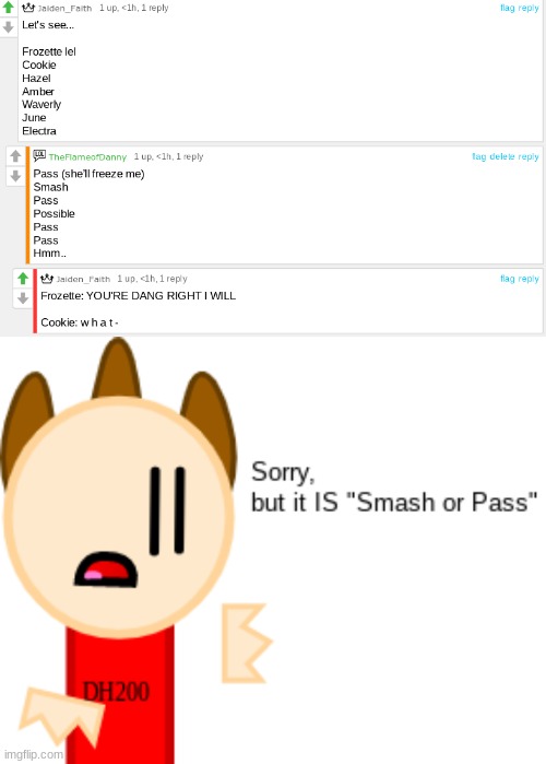 made a meme from the comments of one of my posts | made w/ Imgflip meme maker