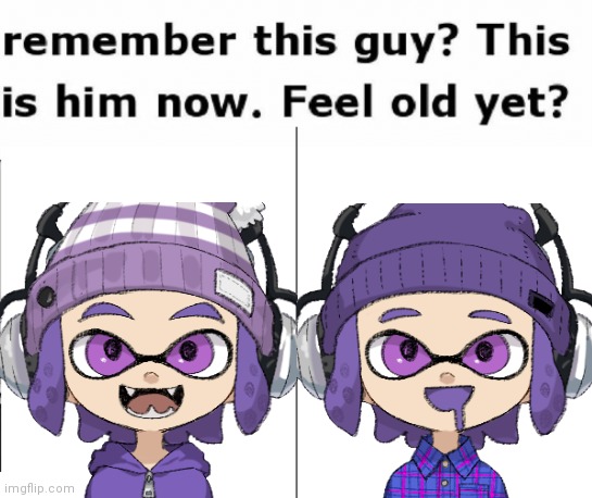 Same inkling. New look | made w/ Imgflip meme maker