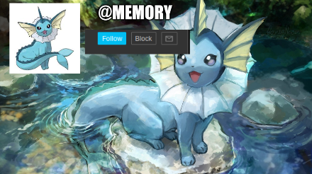 memory's vaporeon announcement Blank Meme Template