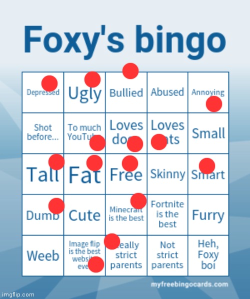 Me bored oj hoppy oj hoppy oj hoppy | image tagged in foxy's bingo | made w/ Imgflip meme maker